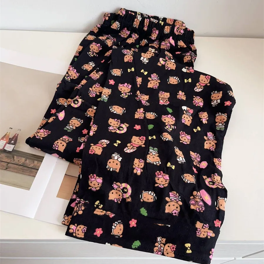 Cute Sanrio Pajama Pants Hello Kittys Kawaii Anime Padded Warm Leisure Loose Wearable Long Pants Home Pants Toys for Girls Gift
Cute Sanrio Pajama Pants Hello Kittys Kawaii Anime Padded Warm Leisure Loose Wearable Long Pants Home Pants Toys for Girls Gift