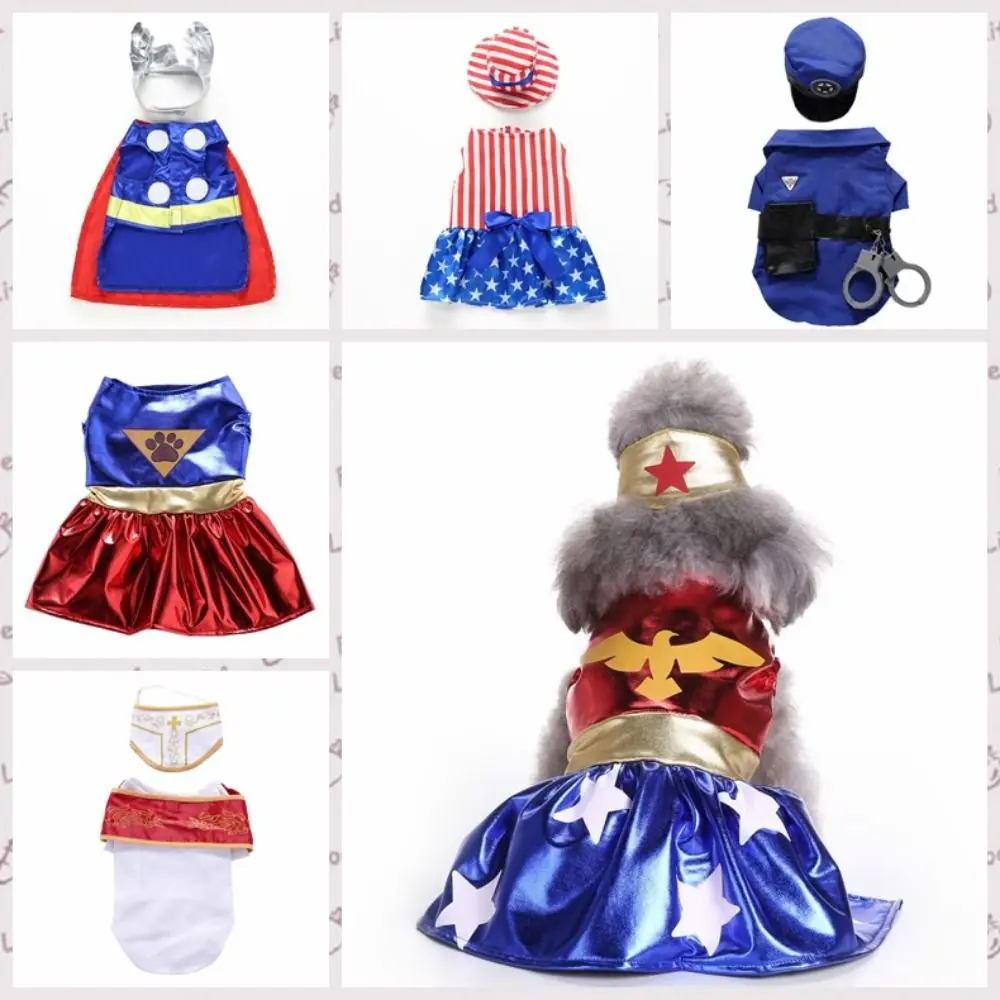 Colorful Dog Halloween Dress Funny Polyester Breathable Pet Cosplay Clothes Soft Christmas Party
Colorful Dog Halloween Dress Funny Polyester Breathable Pet Cosplay Clothes Soft Christmas Party