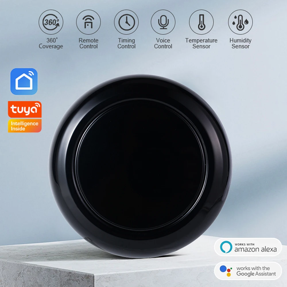 Инфракрасный пульт дистанционного управления с Wi-Fi, датчиком температуры и влажности
Инфракрасный пульт дистанционного управления с Wi-Fi, датчиком температуры и влажности