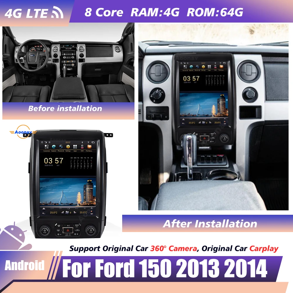 Stereo receiver Android System for Ford F150 2013 2014 car radio 2 Din GPS Touch Screen Navigation Video Player Recorder
Stereo receiver Android System for Ford F150 2013 2014 car radio 2 Din GPS Touch Screen Navigation Video Player Recorder