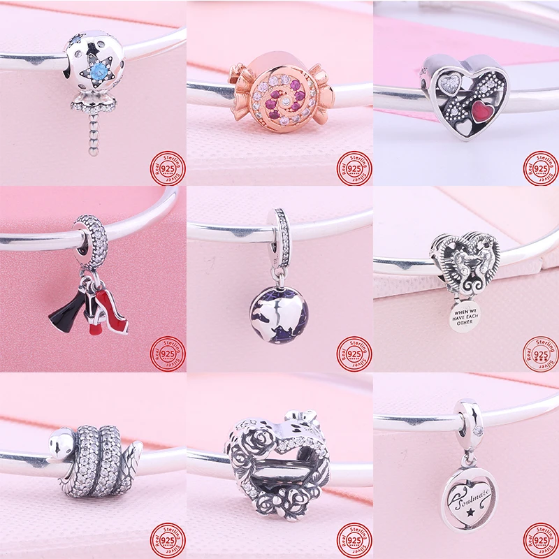 2021 New 925 Sterling Silver Candy Series Boy Girl Flower Lucky Cat Bead Fit Original Pandora Charms Bracelet Give Women Jewelry
2021 New 925 Sterling Silver Candy Series Boy Girl Flower Lucky Cat Bead Fit Original Pandora Charms Bracelet Give Women Jewelry