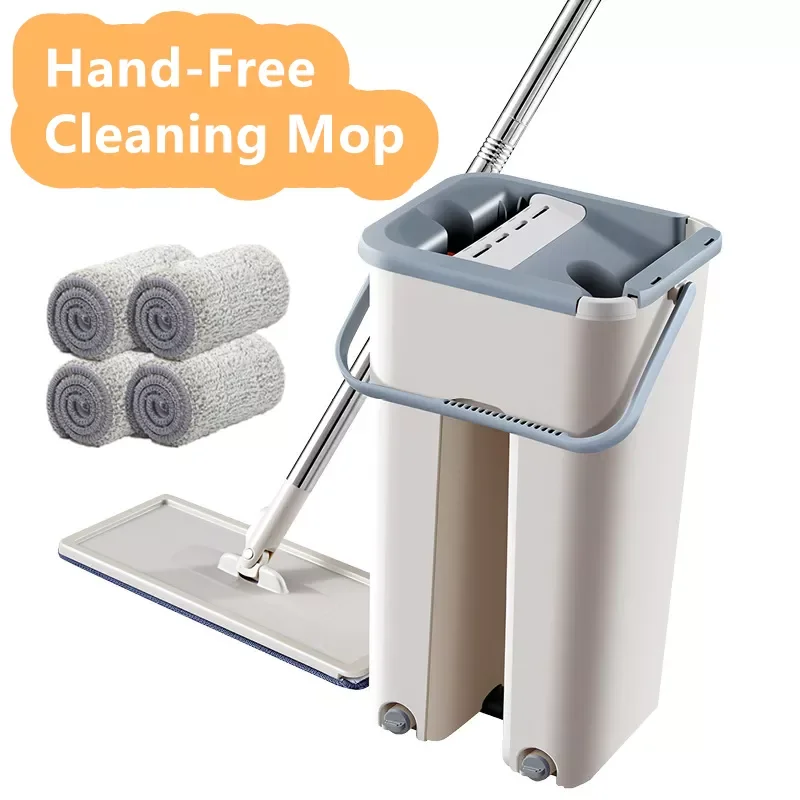NEW2023 Hand-Free Wringing Floor Cleaning Mop Wet or Dry Usage Magic Automatic Spin Self Cleaning Lazy Mop Flat Squeeze Mop and
NEW2023 Hand-Free Wringing Floor Cleaning Mop Wet or Dry Usage Magic Automatic Spin Self Cleaning Lazy Mop Flat Squeeze Mop and
