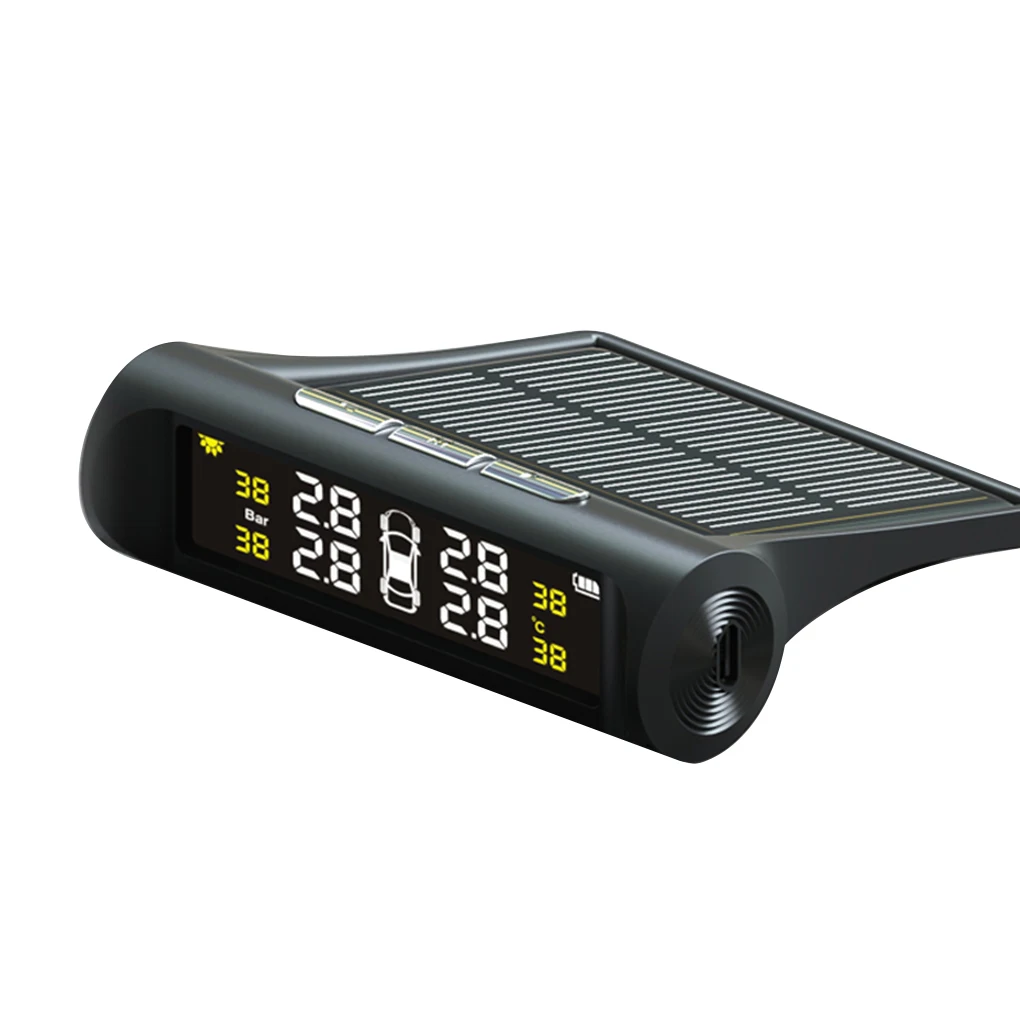 TPMS System Car Solar Powered Tire Pressure Monitoring Wireless Tracking Device Auto Security Alarm Tire Pressure Sensor
TPMS System Car Solar Powered Tire Pressure Monitoring Wireless Tracking Device Auto Security Alarm Tire Pressure Sensor
