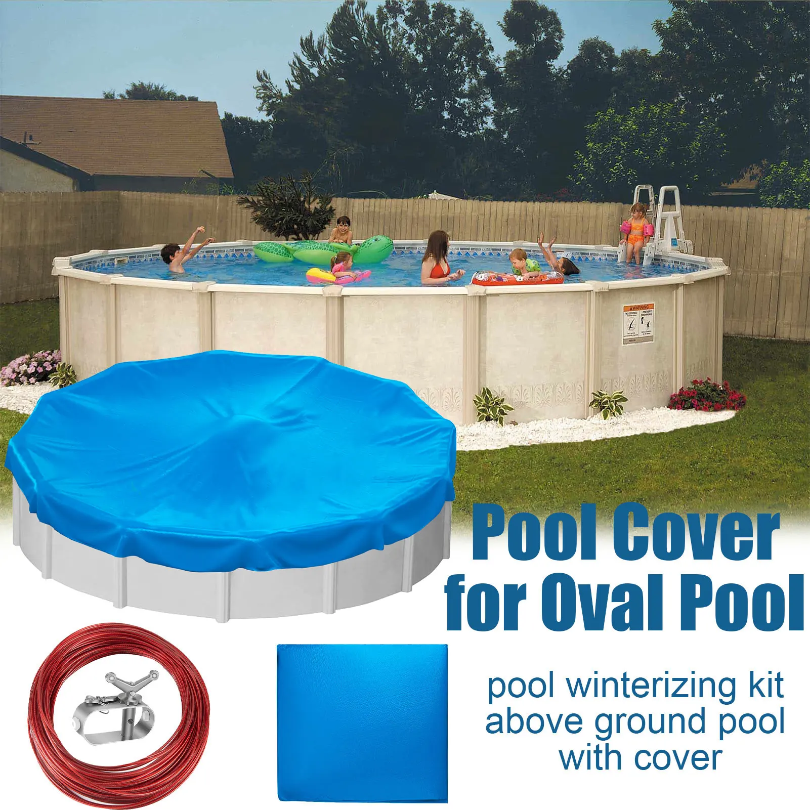 Круглая крышка для бассейна 28 футов | Очень толстая и прочная крышка для бассейна над землей | Серия сапфировых материалов для бассейна прем... 
Круглая крышка для бассейна 28 футов | Очень толстая и прочная крышка для бассейна над землей | Серия сапфировых материалов для бассейна прем...