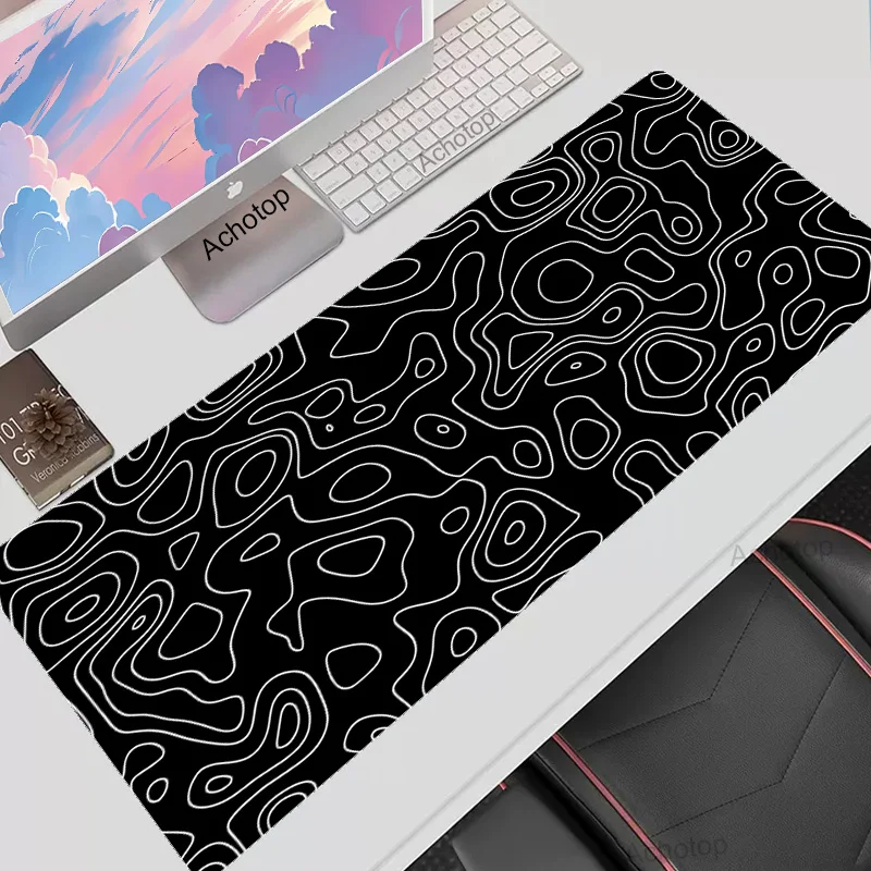 Mouse Pads Black And White Table Mats Computer Mousepad Gamer Company Big Desk Pad 100x50cm Large Gamer Mousepads XXL Mouse Mat 
Mouse Pads Black And White Table Mats Computer Mousepad Gamer Company Big Desk Pad 100x50cm Large Gamer Mousepads XXL Mouse Mat