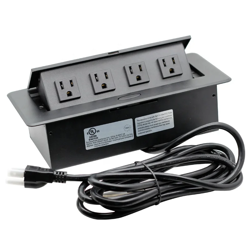 4 US Power Hidden Connection Box Pop-up Desk Power Socket For Office Table/Desktop Pop Up Power Socket 
4 US Power Hidden Connection Box Pop-up Desk Power Socket For Office Table/Desktop Pop Up Power Socket