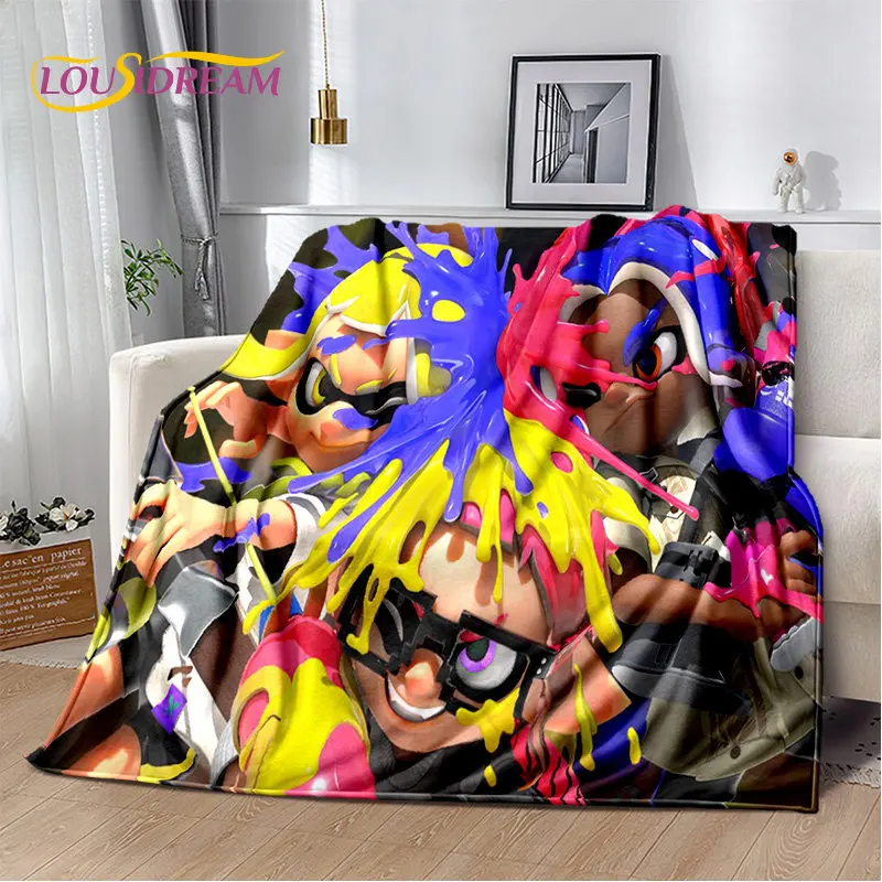 Games S-Splatoon Cartoon Soft Plush Blanket,Flannel Blanket Children Throw Blanket for Living Room Bedroom Bed Sofa Picnic Cover
Games S-Splatoon Cartoon Soft Plush Blanket,Flannel Blanket Children Throw Blanket for Living Room Bedroom Bed Sofa Picnic Cover