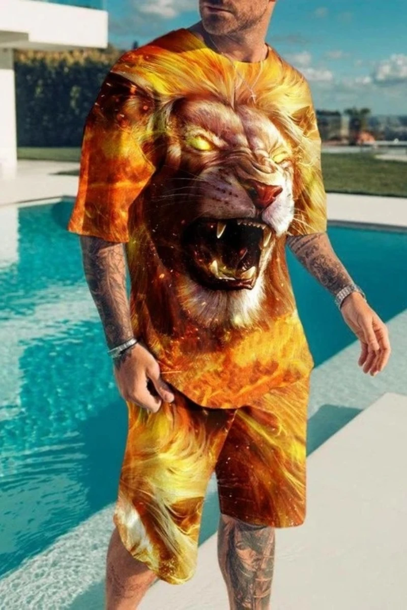 The Lion King Summer 3D Printed Men's T-shirt Shorts Set Men's Sportswear Tracksuit O Neck New Short Sleeve Men's Clothing Suit
The Lion King Summer 3D Printed Men's T-shirt Shorts Set Men's Sportswear Tracksuit O Neck New Short Sleeve Men's Clothing Suit