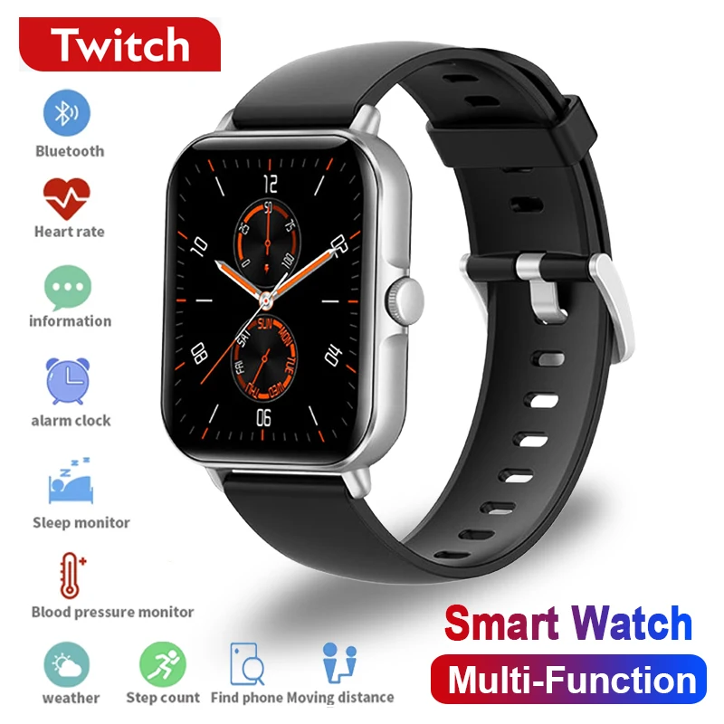Twitch L21 Sports Smart Watch for Men Women IP67 Waterproof Watches Heart Rate Bluetooth Call Men's Women's Multi-function Watch
Twitch L21 Sports Smart Watch for Men Women IP67 Waterproof Watches Heart Rate Bluetooth Call Men's Women's Multi-function Watch