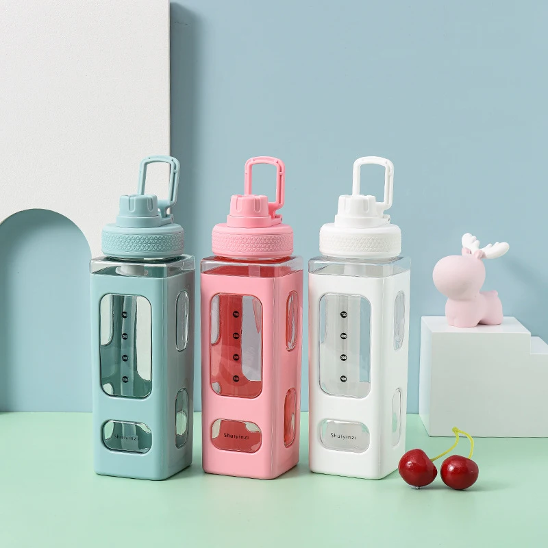 700/900ml Large Capacity Tea Milk Drinking Bottle Portable Outdoor Sport Water Bottle Student Plastic Water Cup with Straw Gift
700/900ml Large Capacity Tea Milk Drinking Bottle Portable Outdoor Sport Water Bottle Student Plastic Water Cup with Straw Gift