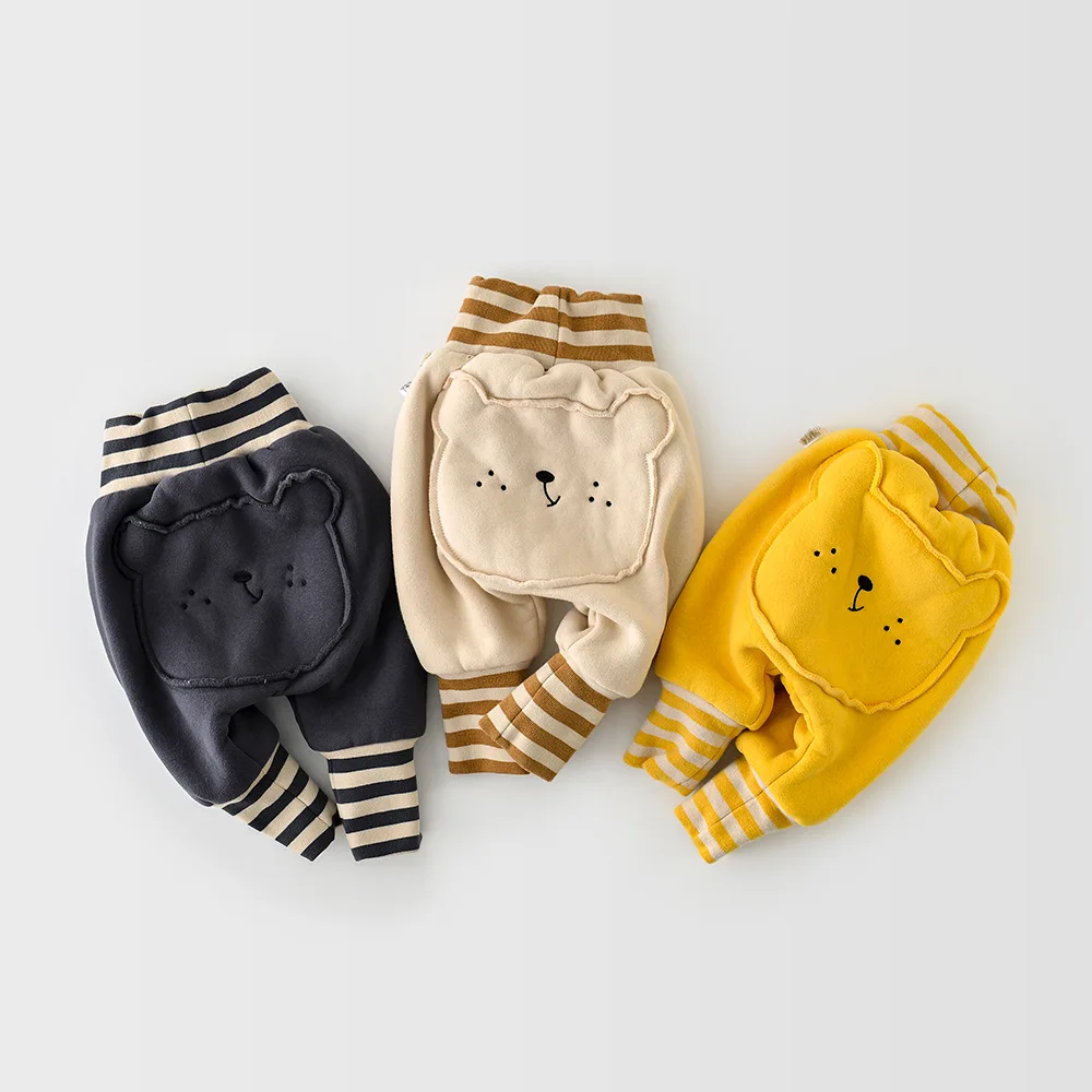 Winter New Boy Girl Baby Plus Fleece Thicken Casual Sport Pencil Pants Children Cartoon Bear Cotton Solid Trouser Kid's Clothes
Winter New Boy Girl Baby Plus Fleece Thicken Casual Sport Pencil Pants Children Cartoon Bear Cotton Solid Trouser Kid's Clothes