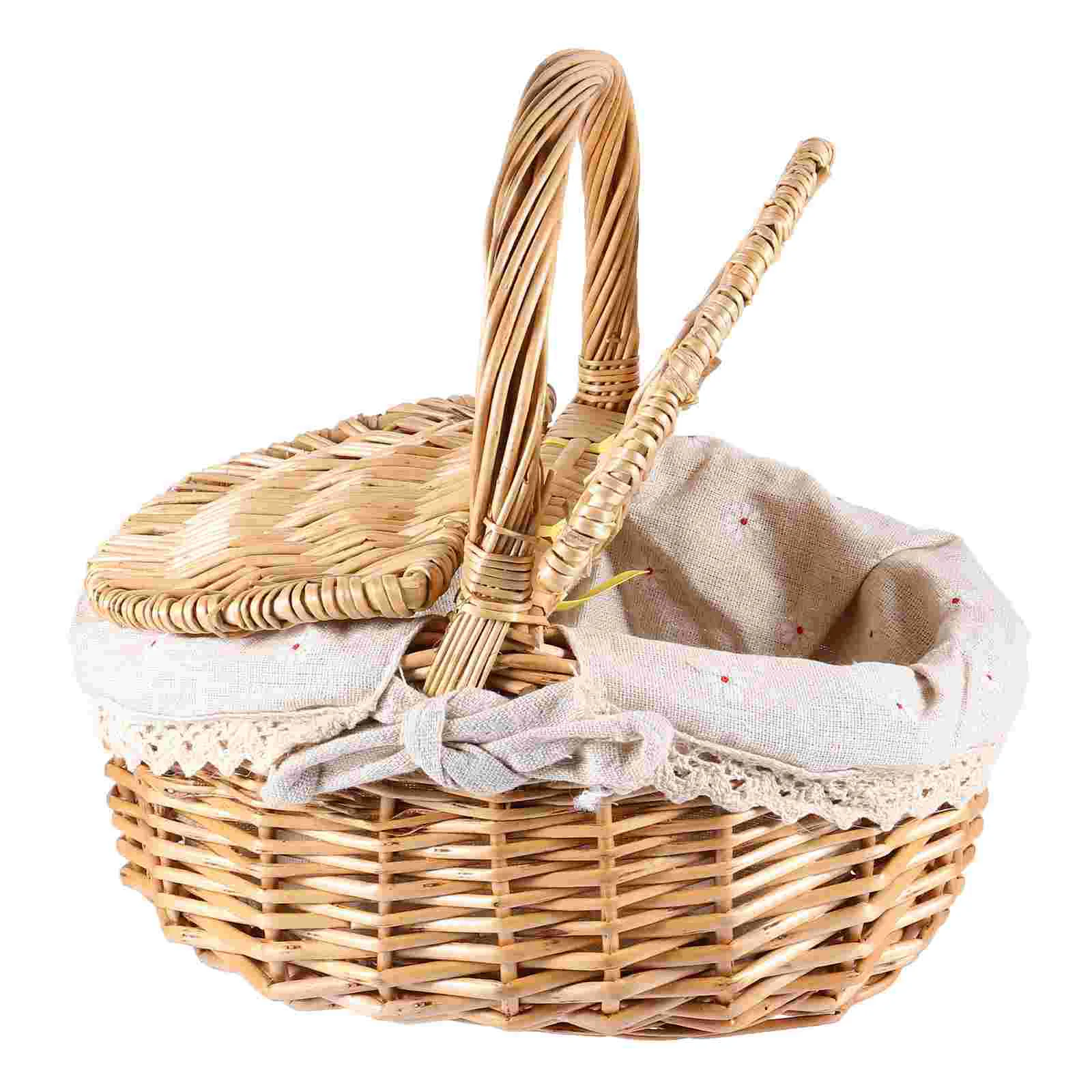 1pc Retro Style Home Organizer Basket Fruit Basket Food Serving Basket Decor Picnic basket
1pc Retro Style Home Organizer Basket Fruit Basket Food Serving Basket Decor Picnic basket