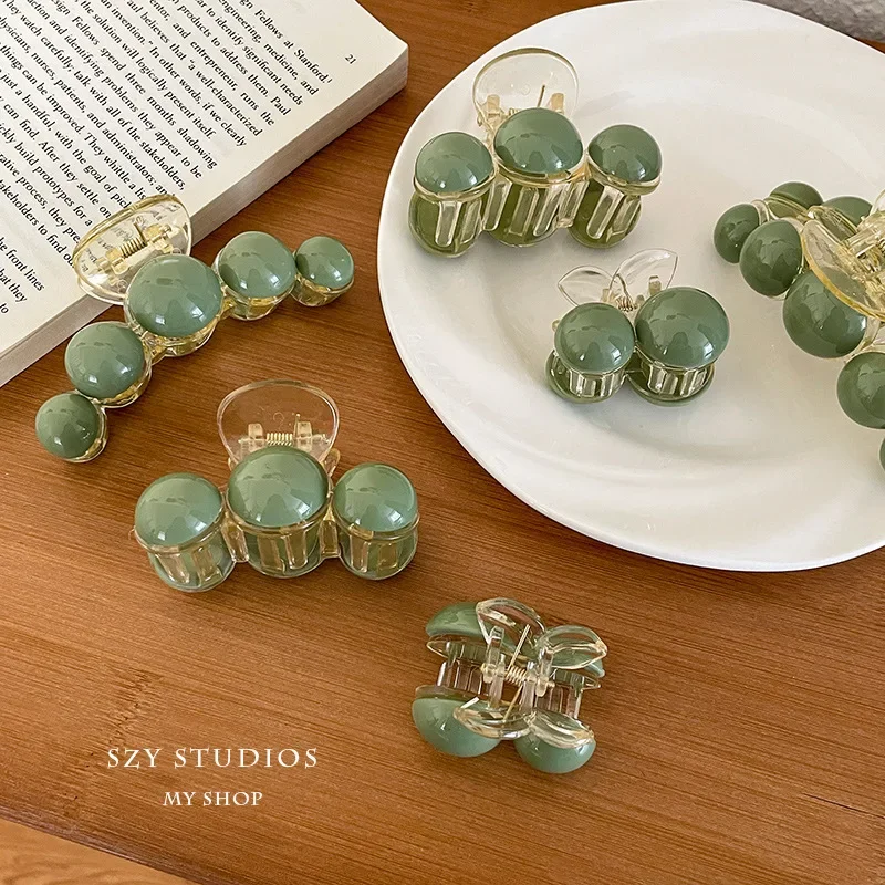 Зеленая Высококачественная маленькая жемчужная заколка для задней части головы женщины в Корейском стиле модная универсальная заколка для акулы простая заколка для волос
Зеленая Высококачественная маленькая жемчужная заколка для задней части головы женщины в Корейском стиле модная универсальная заколка для акулы простая заколка для волос