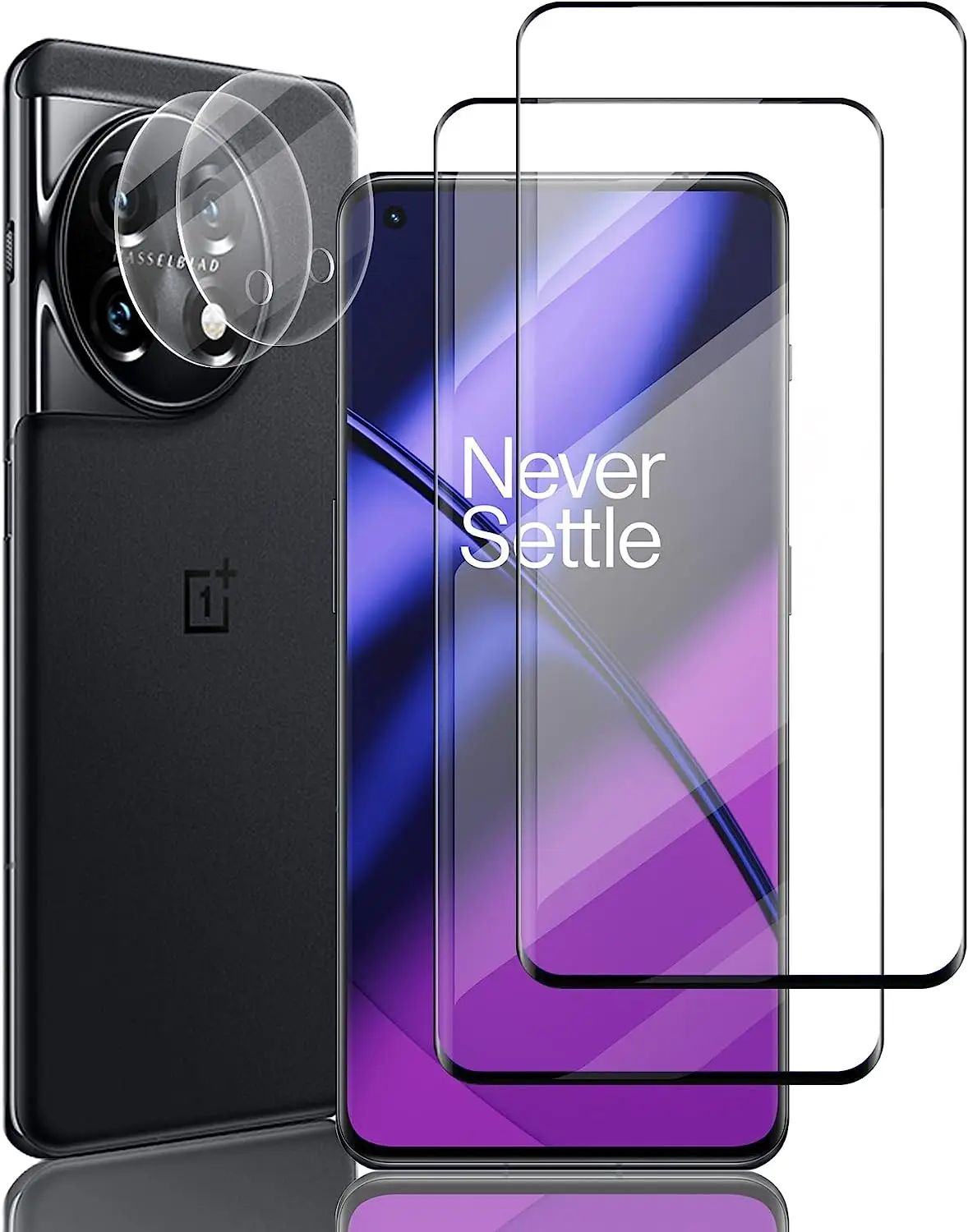 2Pcs OnePlus 11 Screen Protectors Camera Lens Protectors 3D Full Coverage HD Clarity 9H Premium Tempered Glass for OnePlus 11
2Pcs OnePlus 11 Screen Protectors Camera Lens Protectors 3D Full Coverage HD Clarity 9H Premium Tempered Glass for OnePlus 11