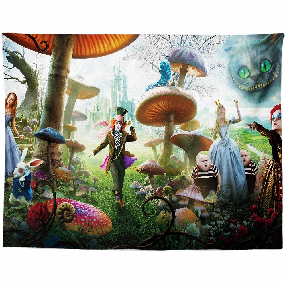 Alice in Wonderland, forest, flowers, cactus Mixed Tapestry Poster Wall Art Canvas Painting Decorative Banner Flag Wall Sticker
Alice in Wonderland, forest, flowers, cactus Mixed Tapestry Poster Wall Art Canvas Painting Decorative Banner Flag Wall Sticker