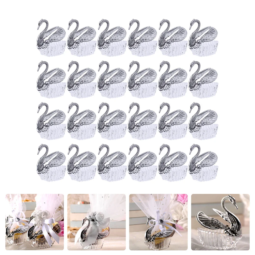 24 Pcs Wedding Candy Box Clear Plastic Organizer Bins Festival Supplies Filling Bag Gift Holders Banquet Containers
24 Pcs Wedding Candy Box Clear Plastic Organizer Bins Festival Supplies Filling Bag Gift Holders Banquet Containers