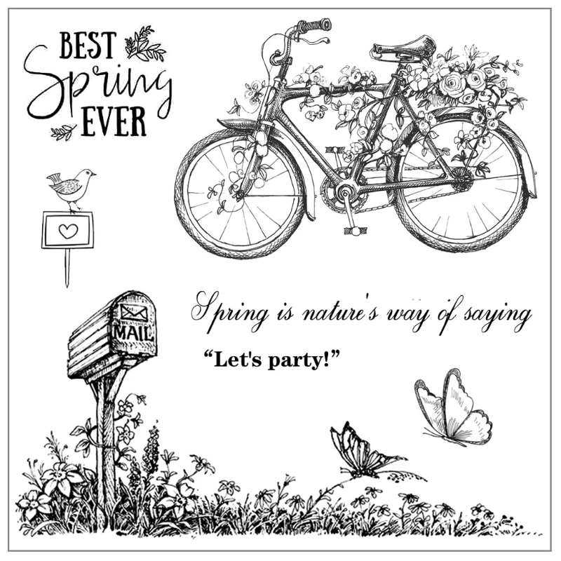 Best Spring Scenery Clear Silicone Stamp Decorative Spring Rubber Seal Stamp 
Best Spring Scenery Clear Silicone Stamp Decorative Spring Rubber Seal Stamp