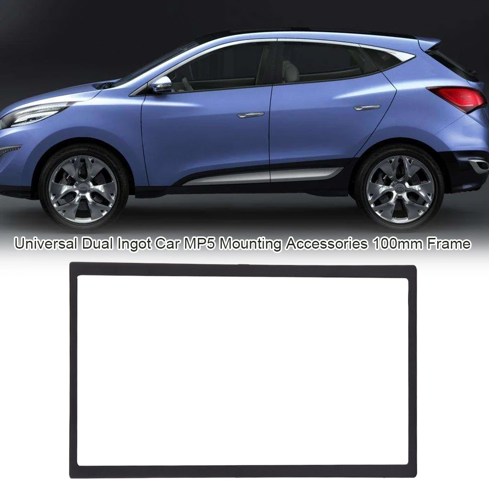 Рама 100 мм/3,94 дюйма, универсальная 2-диночная автомобильная радиостанция MP5, аксессуары для установки
Рама 100 мм/3,94 дюйма, универсальная 2-диночная автомобильная радиостанция MP5, аксессуары для установки