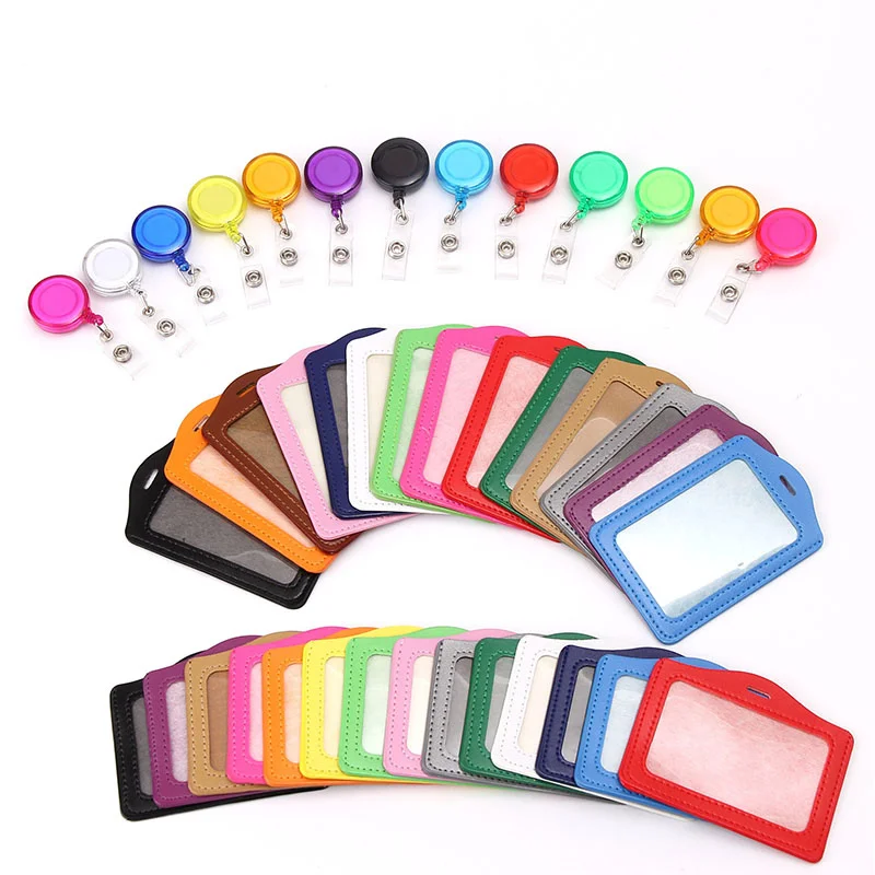 Card Sleeve Sets ID Badge Case PU Leather Material Clear Bank Credit Card Badge Holder School Student Office Card Cover Bags
Card Sleeve Sets ID Badge Case PU Leather Material Clear Bank Credit Card Badge Holder School Student Office Card Cover Bags