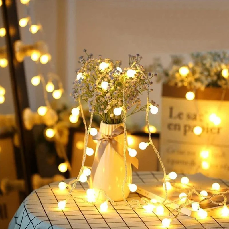 Led Fairy Lights Garland Balls String Lights Christmas Garland Led Light For New Year 2023 Christmas Decorations Lights
Led Fairy Lights Garland Balls String Lights Christmas Garland Led Light For New Year 2023 Christmas Decorations Lights
