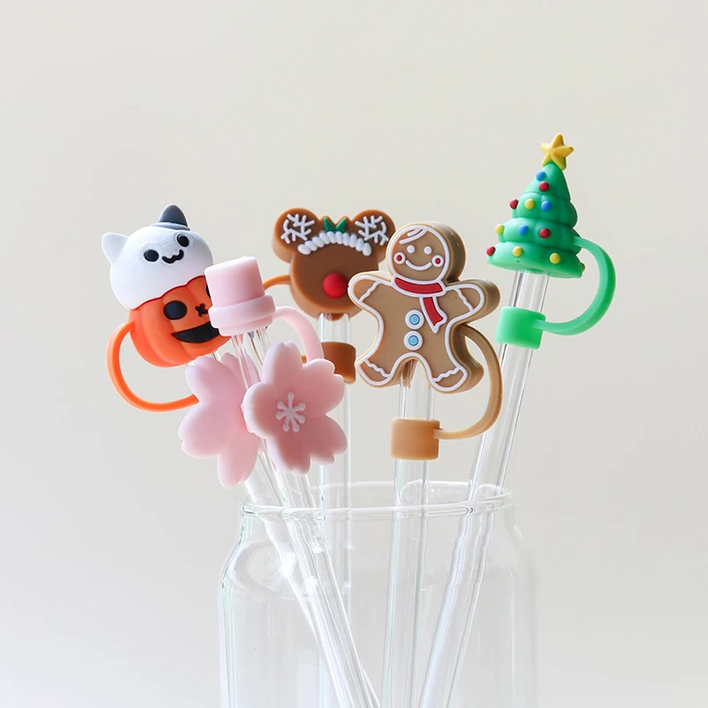 Silicone Straw Plug Reusable Airtight Drinking Dust Cap Cup Accessories Cartoon Plugs Tips Cover Suit For 6-8mm Straws Cup
Silicone Straw Plug Reusable Airtight Drinking Dust Cap Cup Accessories Cartoon Plugs Tips Cover Suit For 6-8mm Straws Cup