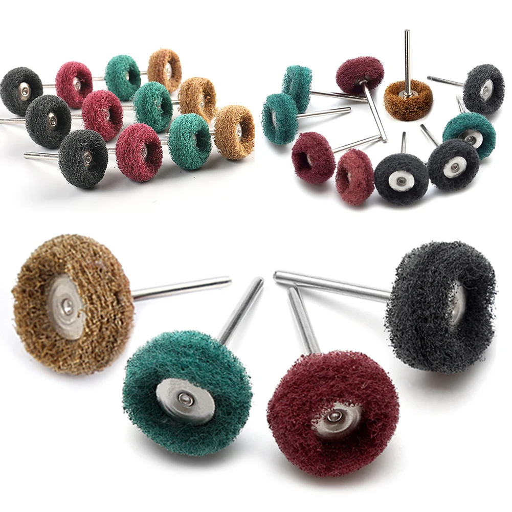 10pcs Mini Drill Abrasive Brush 3mm Shank Nylon Buffing Polishing Wheel Dremel Rotary Hand Tool Accessories Set Rust Remover
10pcs Mini Drill Abrasive Brush 3mm Shank Nylon Buffing Polishing Wheel Dremel Rotary Hand Tool Accessories Set Rust Remover