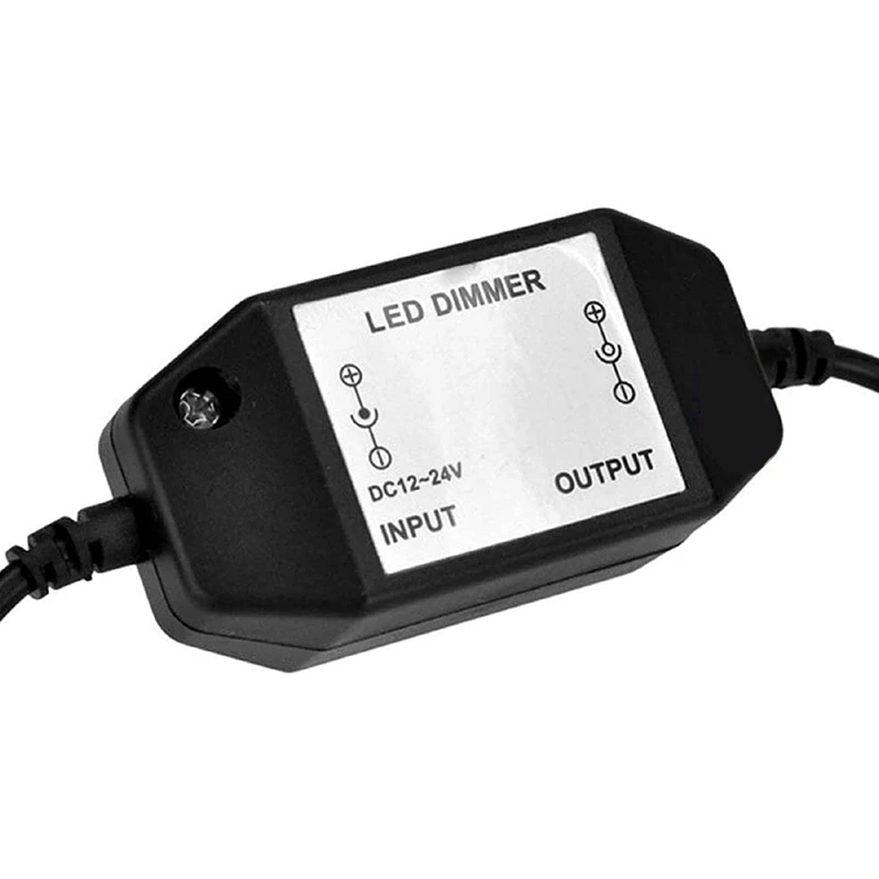 2X LED Bar Light Dimmer, DC 12V-24V 6A Dimmer Switch, Suitable For LED Bar Light, LED Rope Light 3528, 5050, (Black)
2X LED Bar Light Dimmer, DC 12V-24V 6A Dimmer Switch, Suitable For LED Bar Light, LED Rope Light 3528, 5050, (Black)