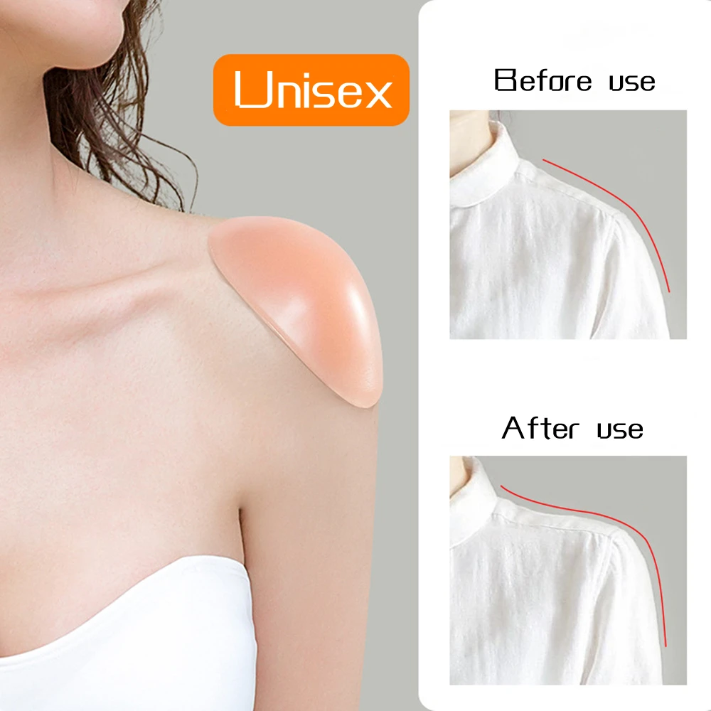 2Pcs Soft Silicone Anti Slip Shoulder Pads Invisible Shoulder Enhancer Clothing Push-Up Cushions Reusable Self-Adhesive Unisex
2Pcs Soft Silicone Anti Slip Shoulder Pads Invisible Shoulder Enhancer Clothing Push-Up Cushions Reusable Self-Adhesive Unisex