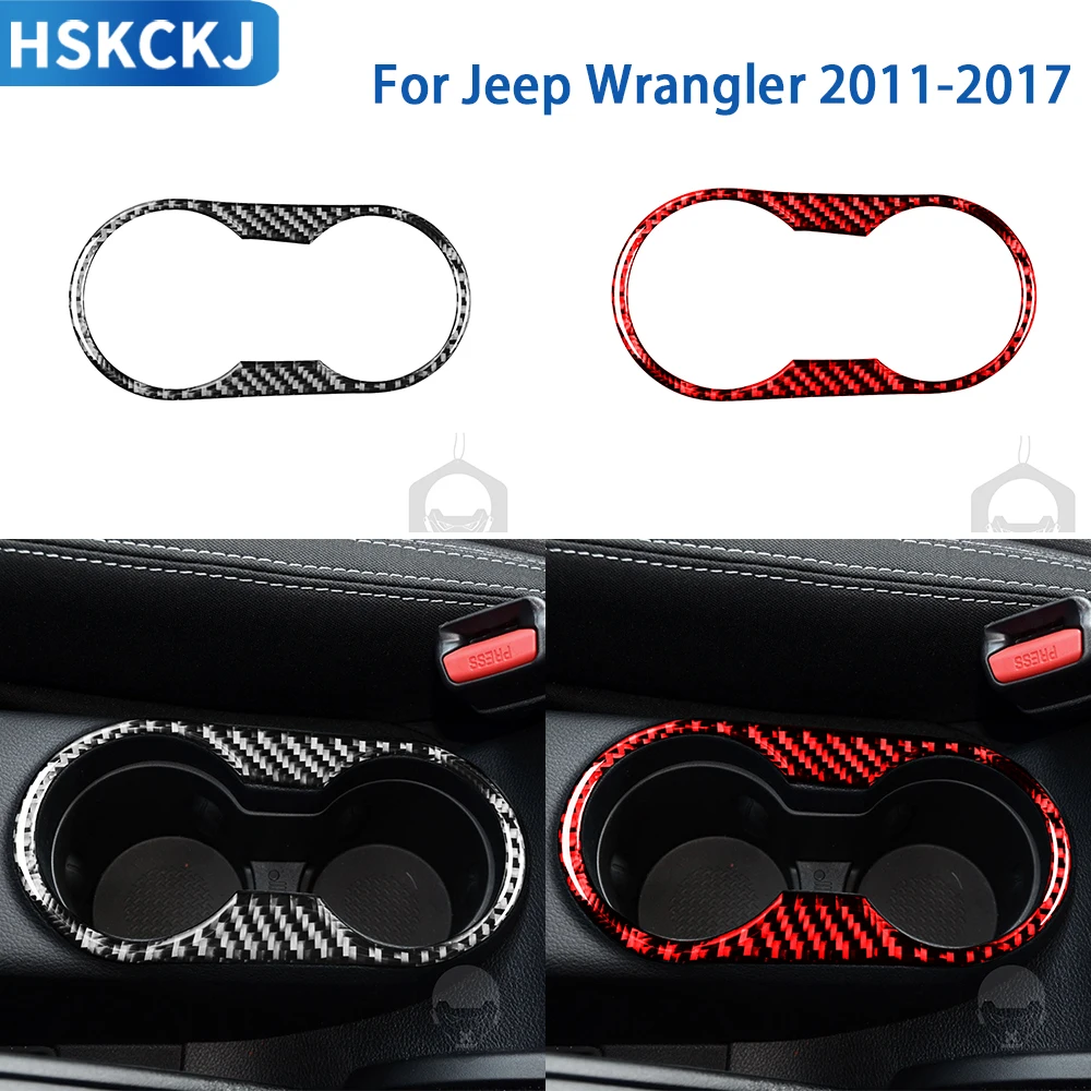 For Jeep Wrangler 2011-2017 Accessories Car Carbon Fiber Interior Front Cup Holder Trim Sticker Modification Decoration
For Jeep Wrangler 2011-2017 Accessories Car Carbon Fiber Interior Front Cup Holder Trim Sticker Modification Decoration