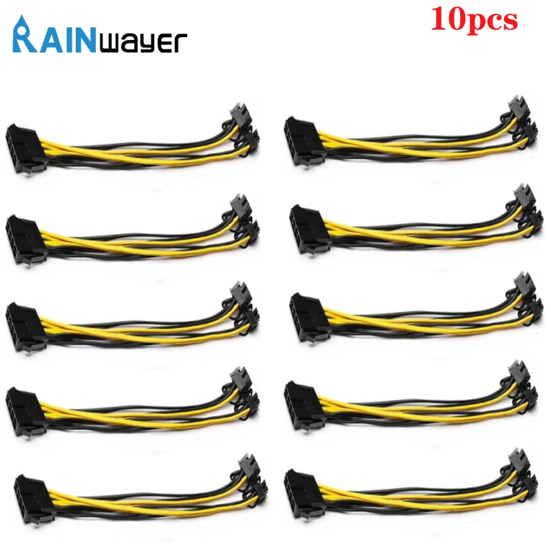 New 5/10pcs 8 Pin PCI Express to Dual PCIE 6+2 Pin Power Cable Motherboard Graphics Card PCI-E Riser GPU Power Data Cable 20cm
New 5/10pcs 8 Pin PCI Express to Dual PCIE 6+2 Pin Power Cable Motherboard Graphics Card PCI-E Riser GPU Power Data Cable 20cm