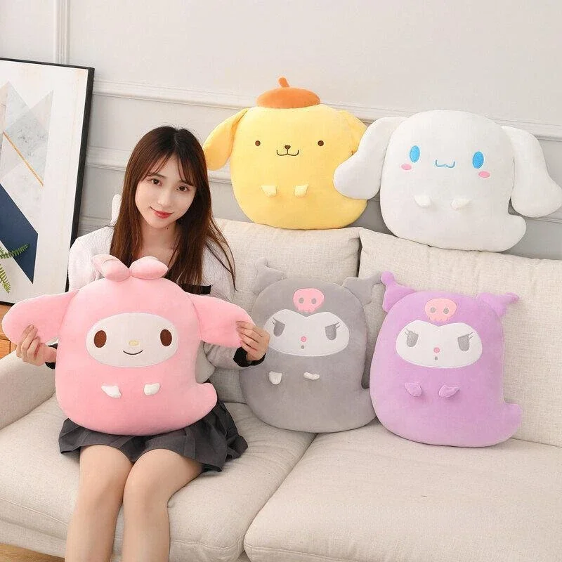 Kawaii Sanrio Hello Kitty Friends Ghost Plush My Melody Cinnamoroll Kuromi Cartoon Toy Cute Plush Pillow Doll Two-In-One Blanket
Kawaii Sanrio Hello Kitty Friends Ghost Plush My Melody Cinnamoroll Kuromi Cartoon Toy Cute Plush Pillow Doll Two-In-One Blanket