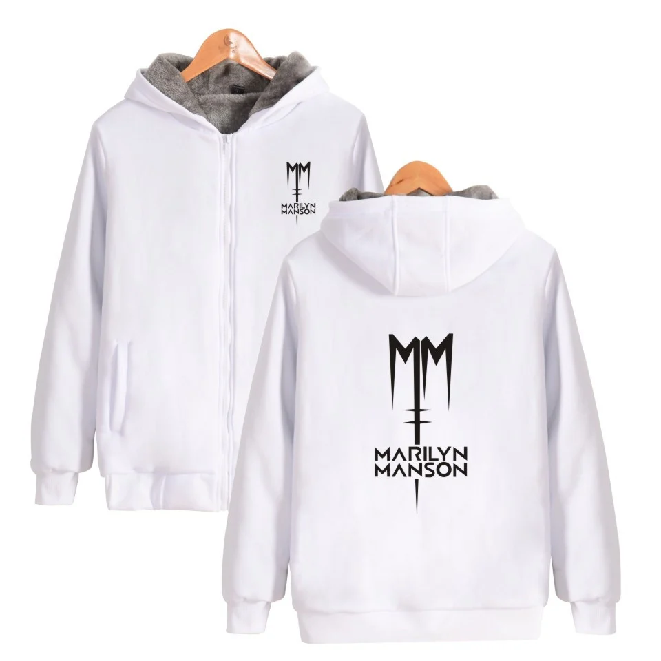Top Rock band Marilyn Manson Winter Hoodies Industrial Metal Rock Band Fleece Warm Hoodie Sweatshirt Hip Hop Thicken Jacket Coat
Top Rock band Marilyn Manson Winter Hoodies Industrial Metal Rock Band Fleece Warm Hoodie Sweatshirt Hip Hop Thicken Jacket Coat