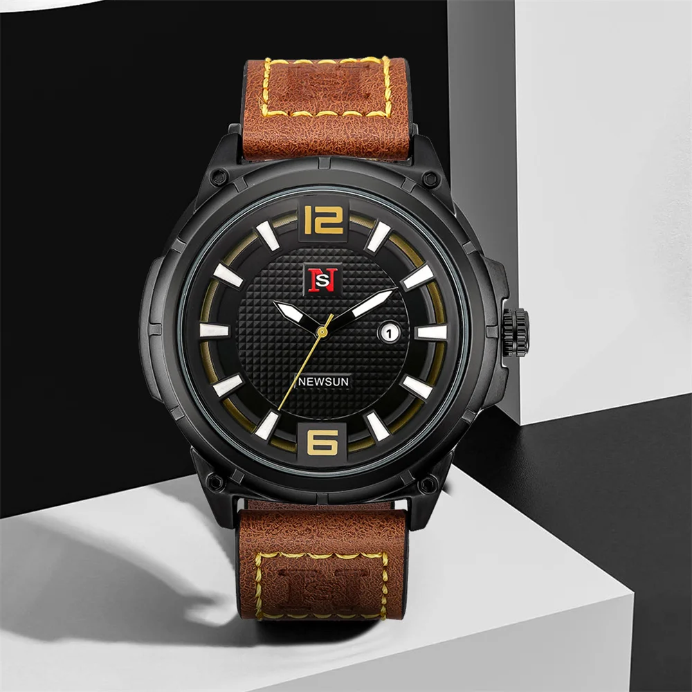 TOMI-NS New Casual Sports Simple Large Dial Three-Needle Calendar Quartz Belt Men's Wrist Watch with Gift Box Free Shipping
TOMI-NS New Casual Sports Simple Large Dial Three-Needle Calendar Quartz Belt Men's Wrist Watch with Gift Box Free Shipping
