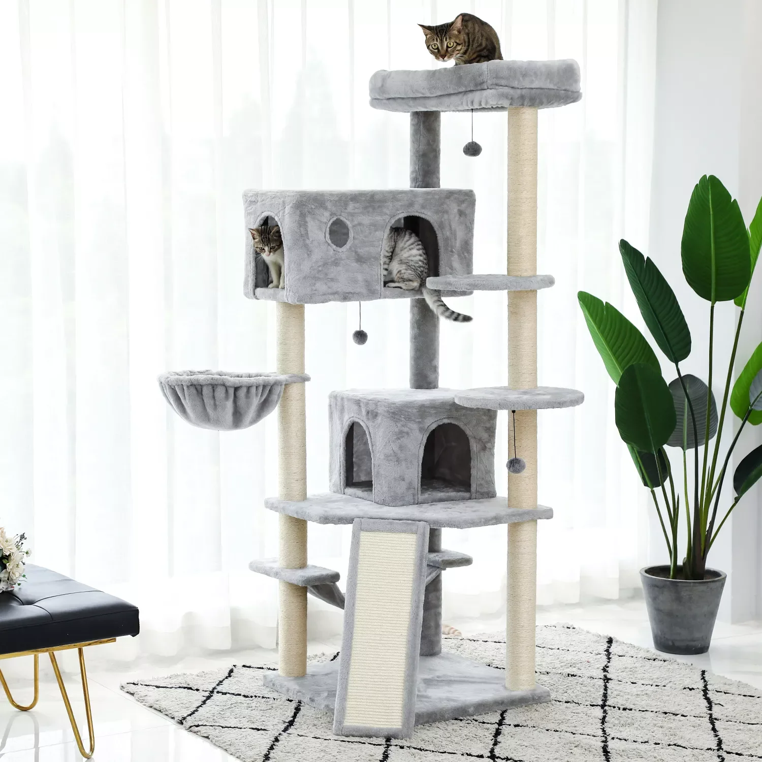 2023New 2022 New Design Luxury Large Cat Climbing Frame Multi-Layer Scratching Post With Resistant Sisal Cat Tree Kittern Playgr
2023New 2022 New Design Luxury Large Cat Climbing Frame Multi-Layer Scratching Post With Resistant Sisal Cat Tree Kittern Playgr