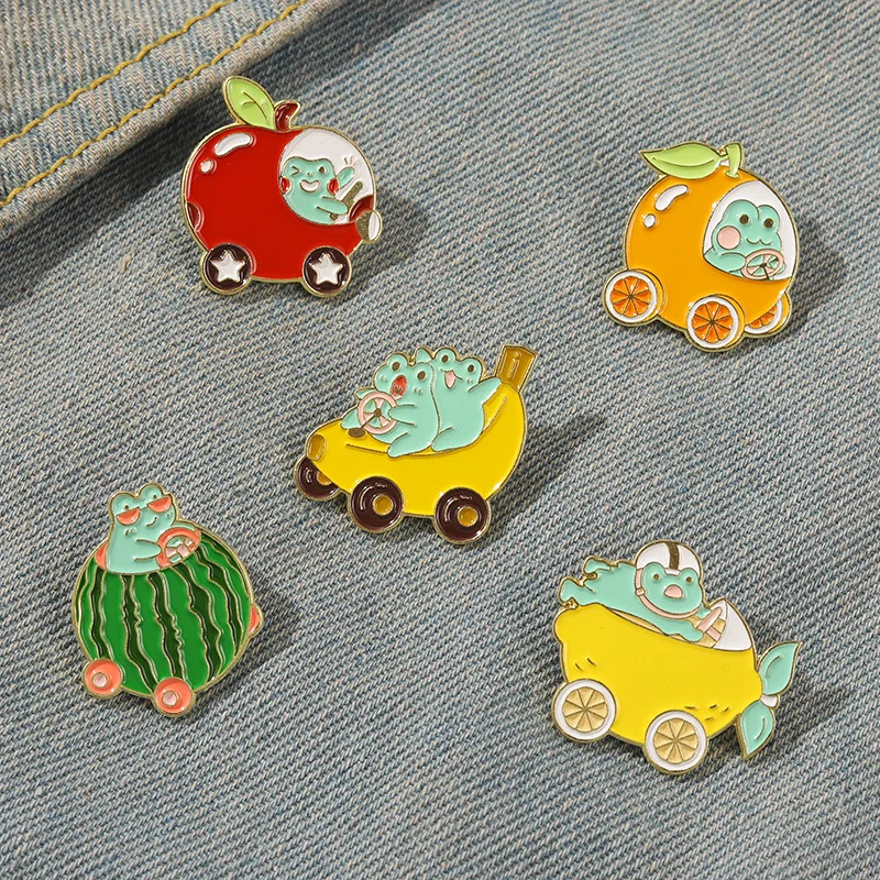 Car Friends Fruit New Year Gift Frog Christmas Watermelon Women's Brooch Lapel Pins Badges Enamel Pin Jewelry Fashion
Car Friends Fruit New Year Gift Frog Christmas Watermelon Women's Brooch Lapel Pins Badges Enamel Pin Jewelry Fashion
