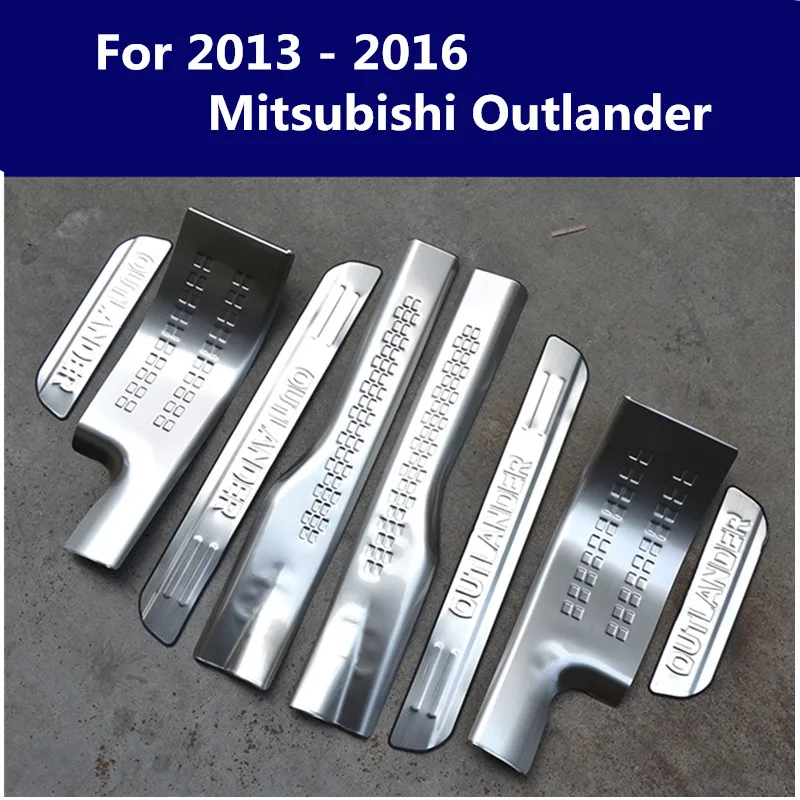 High Quality Stainless Steel Inside External Scuff Plate/Door Sill For 2013 - 2016 Outlander Samurai ,car Styling Z
High Quality Stainless Steel Inside External Scuff Plate/Door Sill For 2013 - 2016 Outlander Samurai ,car Styling Z