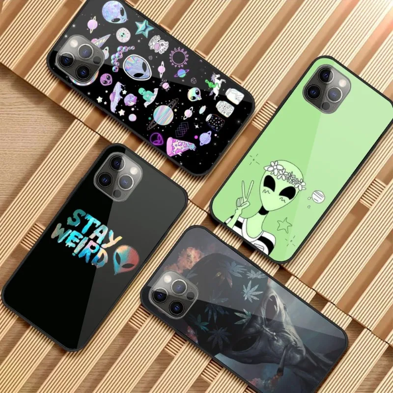 Чехол для телефона с мультяшным инопланетянином космосом для IPhone 14, 13, 12, 11, XS, X, 8, 7, 6 Plus, Mini Pro Max, SE 2022, черный стеклянный чехол для телефона из п...
Чехол для телефона с мультяшным инопланетянином космосом для IPhone 14, 13, 12, 11, XS, X, 8, 7, 6 Plus, Mini Pro Max, SE 2022, черный стеклянный чехол для телефона из п...