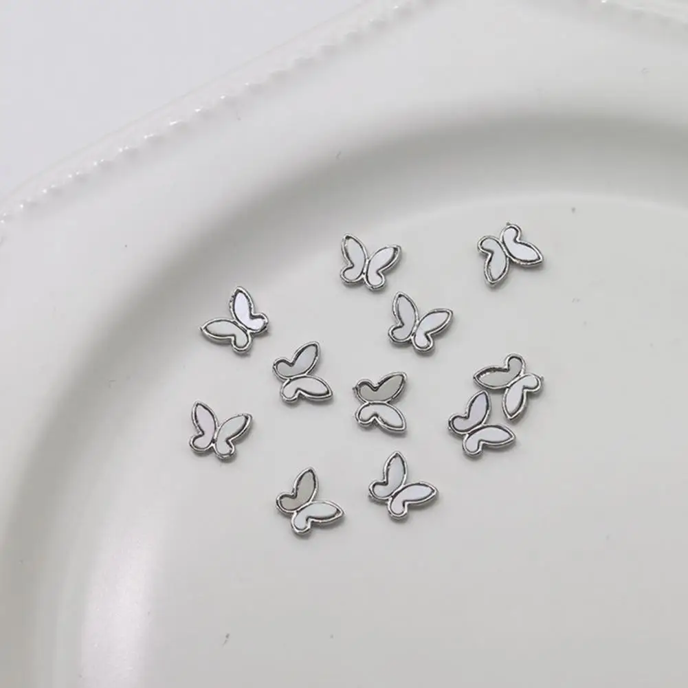 10Pcs Nail Art Decors Beautiful Flat Bottom Shining for Nail Salon Nail Art Butterflies Butterfly Nail Charms
10Pcs Nail Art Decors Beautiful Flat Bottom Shining for Nail Salon Nail Art Butterflies Butterfly Nail Charms