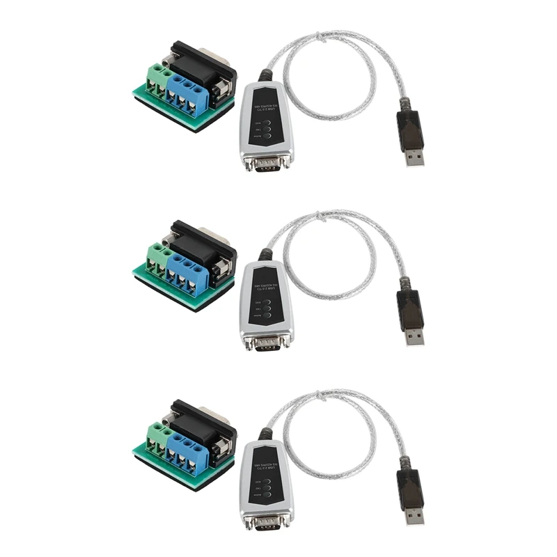 3X USB To RS485 RS422 Serial Converter Adapter Cable FTDI Chip For Windows 10 8 7,XP And Mac
3X USB To RS485 RS422 Serial Converter Adapter Cable FTDI Chip For Windows 10 8 7,XP And Mac