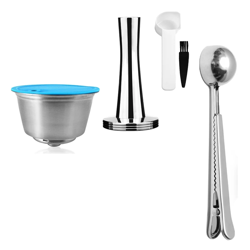 Reusable Coffee Capsule Set With Tamper&Clip,Stainless Steel Coffee Filter For DOLCE-GUSTO Coffee Machine Maker
Reusable Coffee Capsule Set With Tamper&Clip,Stainless Steel Coffee Filter For DOLCE-GUSTO Coffee Machine Maker