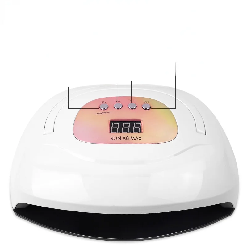 150 W Dual Lichtquelle UV LED Lampe Nagel Trocknen Therapie Maniküre Maschine Gel Polnisch Trockner Backen Sowohl Hände Zusammen
150 W Dual Lichtquelle UV LED Lampe Nagel Trocknen Therapie Maniküre Maschine Gel Polnisch Trockner Backen Sowohl Hände Zusammen