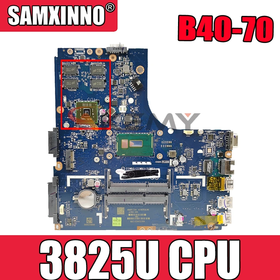 Материнская плата для ноутбука LENOVO Ideapad B40-70 Core SR24B 3825U 216-0867030 Φ 5B20K06815 материнская плата протестирована 100%
Материнская плата для ноутбука LENOVO Ideapad B40-70 Core SR24B 3825U 216-0867030 Φ 5B20K06815 материнская плата протестирована 100%