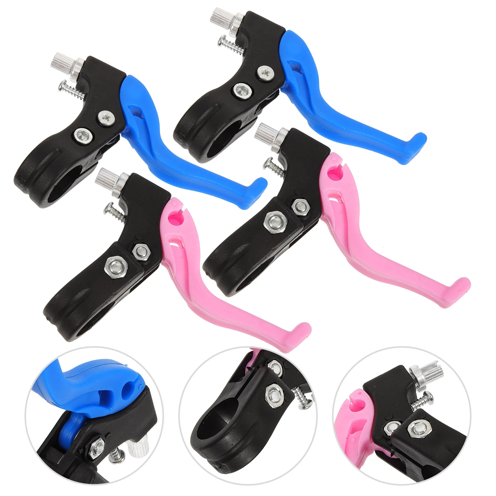 

2 Pairs Brake Lever Kids Bike Stuffies Kids Cycling Bikes Supplies Handle Professional Brakes