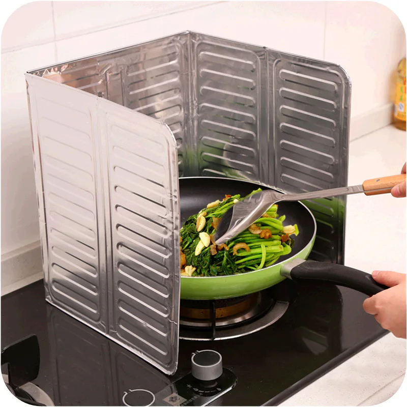 1 Piece Kitchen Gadgets Aluminum Foil Baffle Gas Stove Insulation Oil Splash and Scalding Home Kitchen Cooking Tools
1 Piece Kitchen Gadgets Aluminum Foil Baffle Gas Stove Insulation Oil Splash and Scalding Home Kitchen Cooking Tools