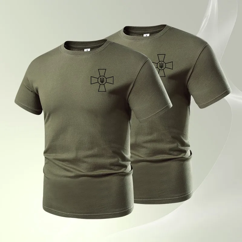 2022 футболка для военных тренировок Love Украинская тактическая с коротким рукавом