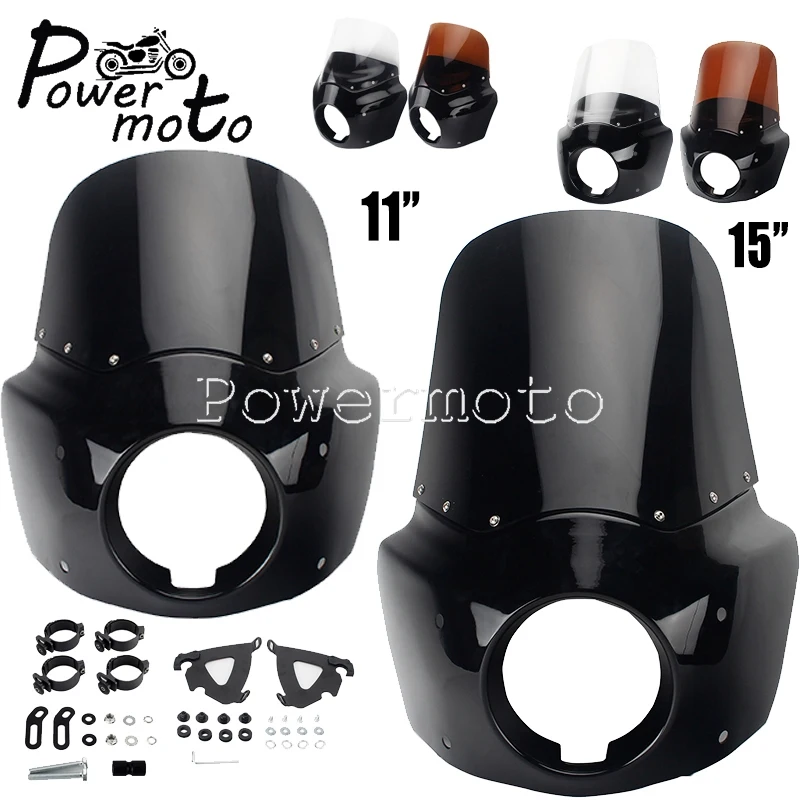 Fairing w/15" 11" Windshield Headlights Relocation Block For Harley M8 Softail Low Rider S 114 117 FXLRS Road Warrior 2020-2022
Fairing w/15" 11" Windshield Headlights Relocation Block For Harley M8 Softail Low Rider S 114 117 FXLRS Road Warrior 2020-2022