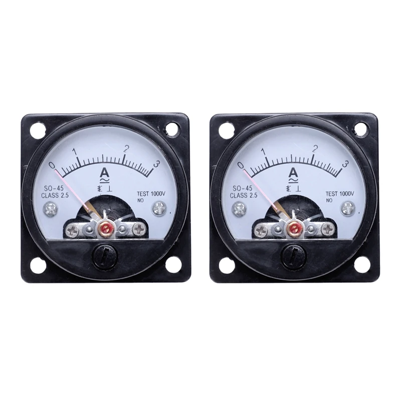 Promotion! 2X AC 0-3A Round Analog Panel Meter Current Measuring Ammeter Gauge Black
Promotion! 2X AC 0-3A Round Analog Panel Meter Current Measuring Ammeter Gauge Black