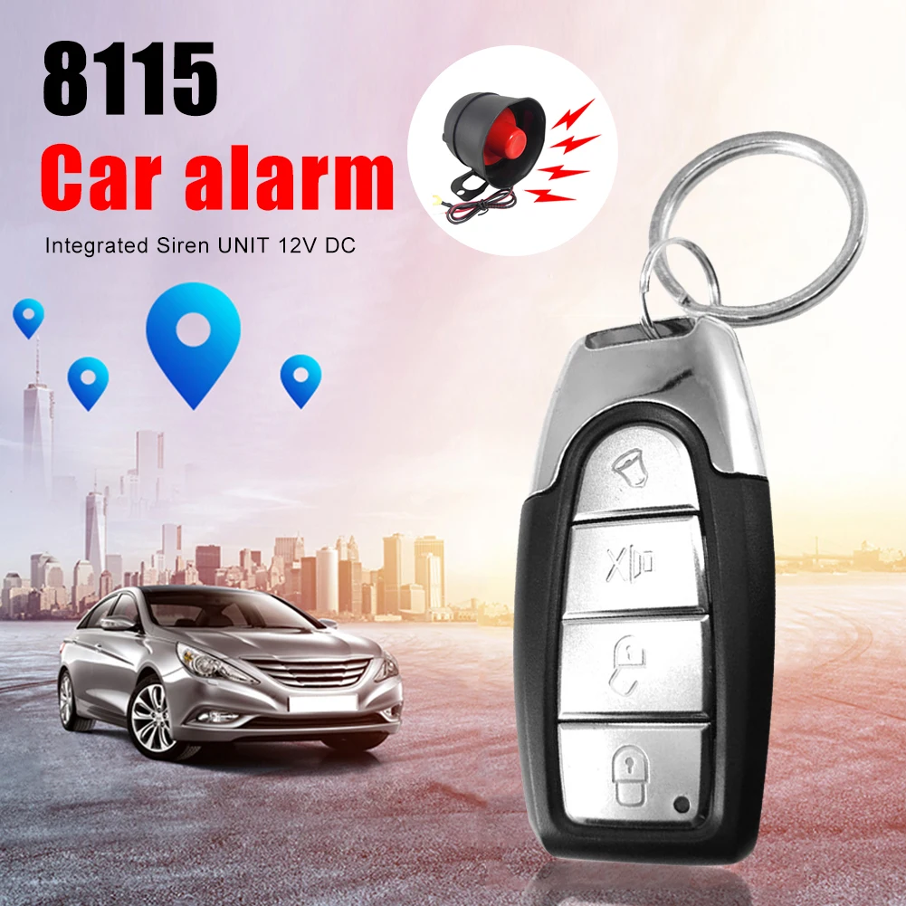 12V Car Alarm Security System Horn Siren with 2 Remote Controls Anti-Theft One-Way Automotive Alarm System Burglar Protection
12V Car Alarm Security System Horn Siren with 2 Remote Controls Anti-Theft One-Way Automotive Alarm System Burglar Protection