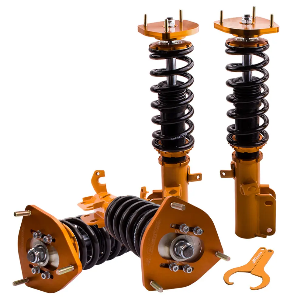 Coilover Shock Absorber for Toyota Corolla E90 E100 AE92 AE101 AE111 1988-2002 Adjustable Coilover Shocks Spring Shock Absorber
Coilover Shock Absorber for Toyota Corolla E90 E100 AE92 AE101 AE111 1988-2002 Adjustable Coilover Shocks Spring Shock Absorber