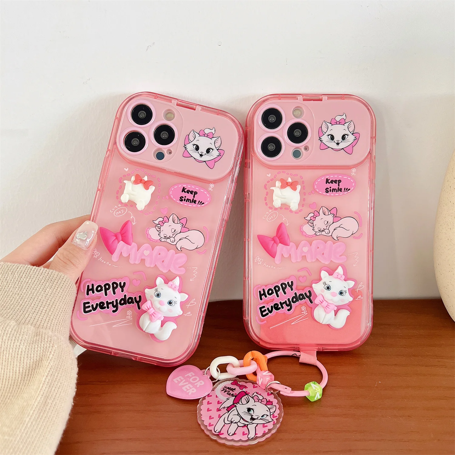 3D Disney Marie Cat Pink With Doll Ornaments Makeup Mirror Phone Cases For iPhone 14 13 12 11 Pro Max XR Plus Shockproof Cover
3D Disney Marie Cat Pink With Doll Ornaments Makeup Mirror Phone Cases For iPhone 14 13 12 11 Pro Max XR Plus Shockproof Cover